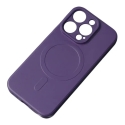 Samsung Silicone maciņš ar MagSafe atbalstu telefonam Samsung Galaxy S25 Edge (S937) violets