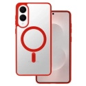 Acrylic Color Magsafe Case for Samsung Galaxy S25 Edge red Acrylic Color Magsafe Case for Samsung Galaxy S25 Edge red