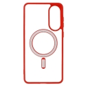 Akryylivärinen Magsafe-kuori Samsung Galaxy S25 Edgelle punainen Akryylivärinen Magsafe-kuori Samsung Galaxy S25 Edgelle punainen