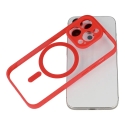 Acrylic Color Magsafe Case for Samsung Galaxy S25 Edge red Acrylic Color Magsafe Case for Samsung Galaxy S25 Edge red