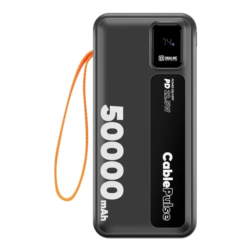 OBAL:ME CablePulse Power Bank | 50,000 mAh | 22.5W | black