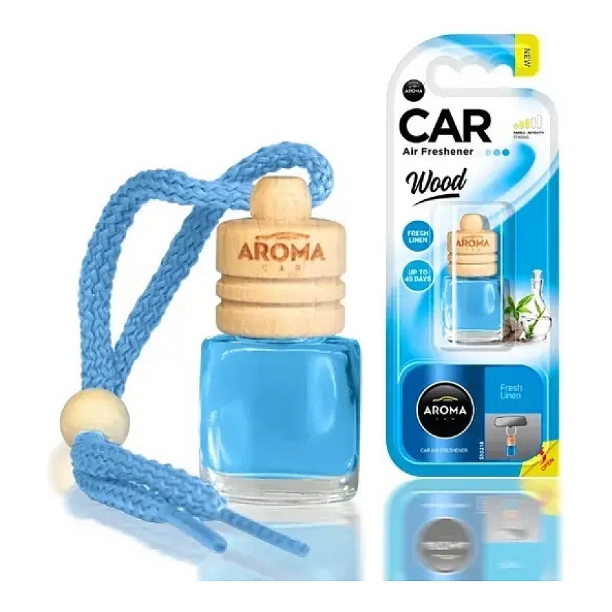 Automobilinis oro gaiviklis AROMA WOOD FRESH LINEN