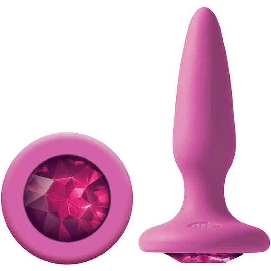 Ns novelties Plug-GLAMS MINI Rožinis GEM