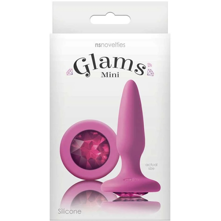 Ns novelties Plug-GLAMS MINI Roosa GEM – 2