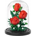 Artyk *****Rose-shaped building blocks with lampshade 221 pcs. 136924 Artyk *****Rose-shaped building blocks with lampshade 221 pcs. 136924