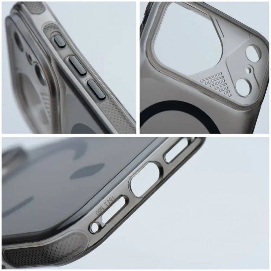 Aurora-puhelimen suoja MagSafe-tuen kanssa iPhone 16:lle musta – 5