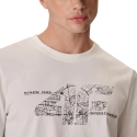 Meeste T-särk 4F M3573 valge 4FWAW26TTSHM3573 11S (XL) Meeste T-särk 4F M3573 valge 4FWAW26TTSHM3573 11S (XL)