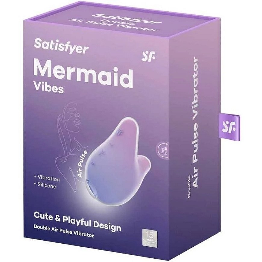 SATISFYER MERMAID VIBES LILLAT/ROOSA – 5