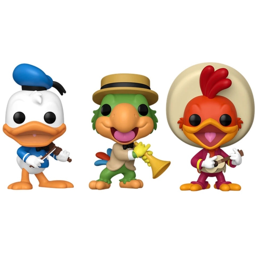 FUNKO POP! Vinila figūriņu komplekts: Disney - Trīs kabajero, ~9.1 līdz 10.2 cm (3 gab.) – 2
