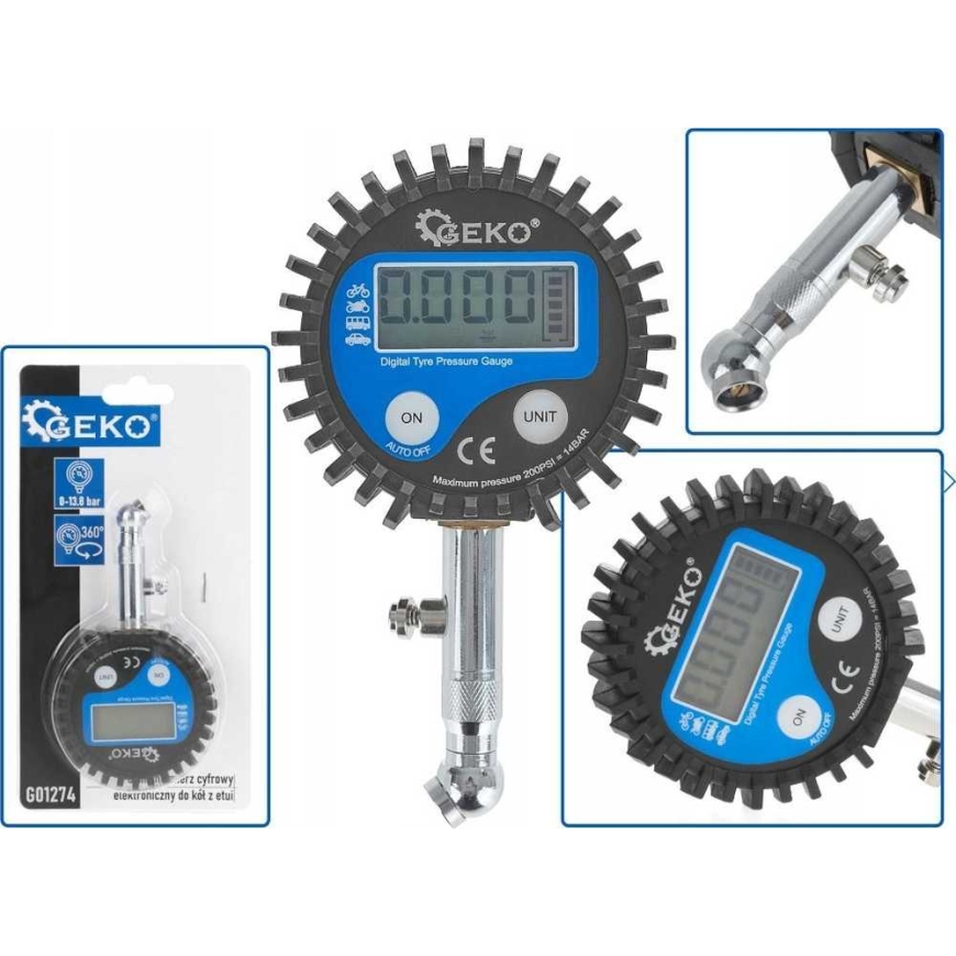 Geko G01274 Manometer – 5
