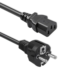 Кабель питания Qoltec SCHUKO | IEC C13 | CEE 7/7 | 3x1.00mm² | Чистая медь Cu | 3м