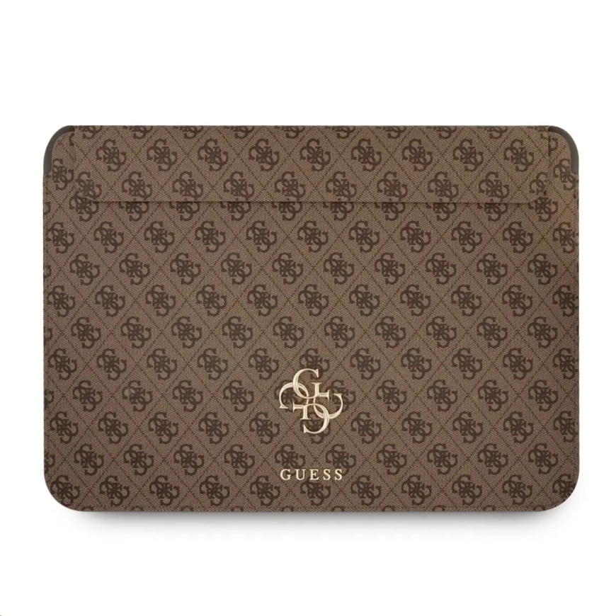 Guess 4G Metal Logo laptop sleeve 13" brown