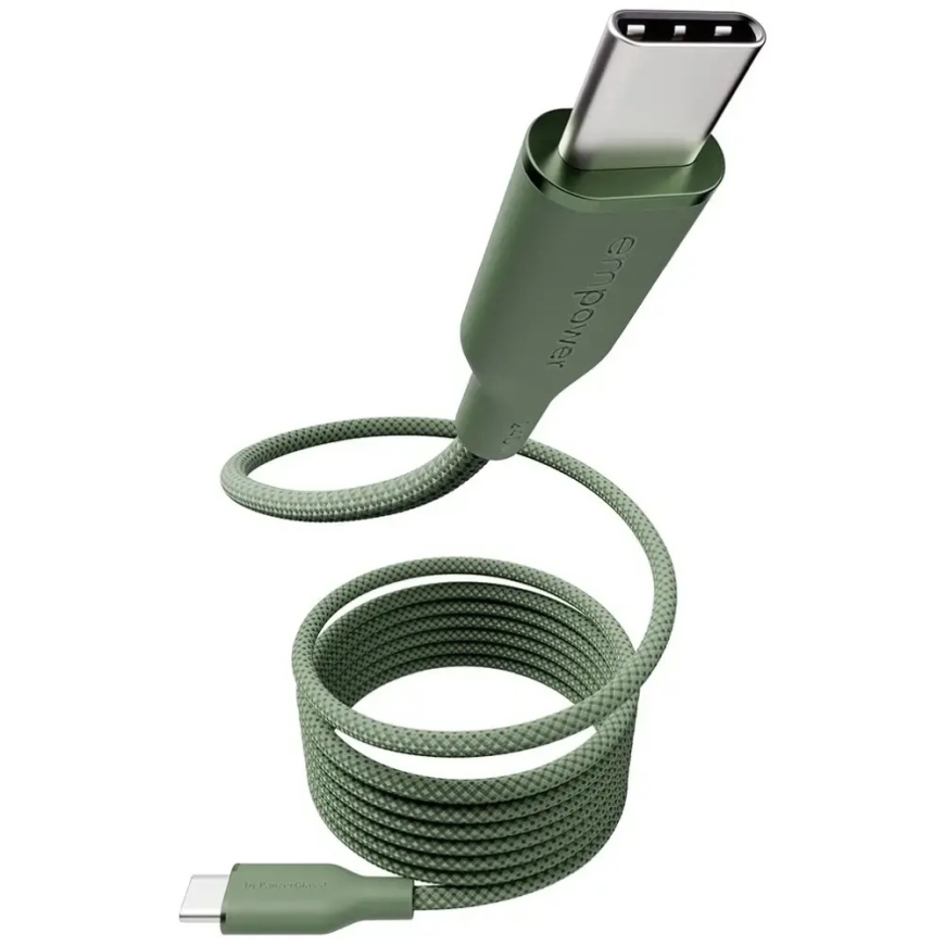 PanzerGlass Magnetic duomenų perdavimo ir įkrovimo laidas | USB-C į USB-C | 240W | 1.5m | žalias – 2