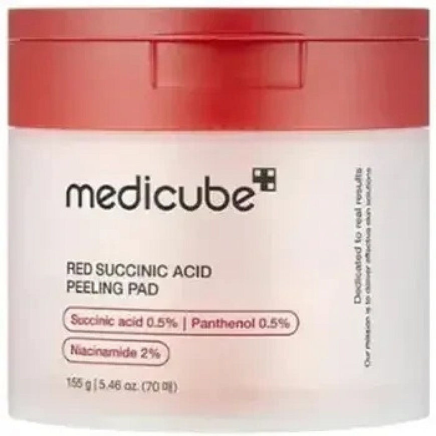 Medicube sarkanie dzintara skābes skrubējošie spilventiņi 70gab. 155 g – 3