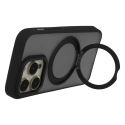 Secure Spinning Mag telefono dėklas su MagSafe palaikymu ir stovu iPhone 15 Plus juodas Secure Spinning Mag telefono dėklas su MagSafe palaikymu ir stovu iPhone 15 Plus juodas