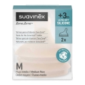 SUAVINEX MEDIUM FLOW ZERO ZERO ANTI-COLIC TEATS FOR BOTTLES, FROM +3 MONTHS, 2 PCS., LIGHT SUAVINEX MEDIUM FLOW ZERO ZERO ANTI-COLIC TEATS FOR BOTTLES, FROM +3 MONTHS, 2 PCS., LIGHT