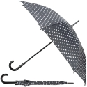 GARŠ PAUSMA AUTOMĀTISKS SKĒTIS AR IEVILKJAMWU ROKU Melns AR BALTIEM PUNKTIEM SEMI LINE GARŠ PAUSMA AUTOMĀTISKS SKĒTIS AR IEVILKJAMWU ROKU Melns AR BALTIEM PUNKTIEM SEMI LINE