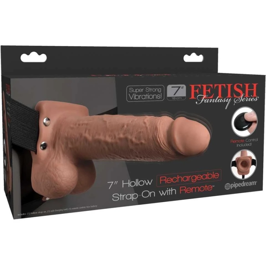 Pipedream Dark FFS 7 Tyhjät Hihnat Musta Rem