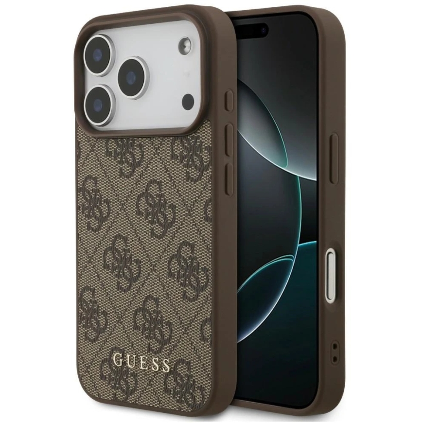 Guess 4G Classic kate iPhone 18 Pro / iPhone 17 Pro pruun