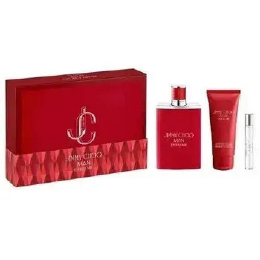 Dāvanas komplekts Jimmy Choo Jimmy Choo Man Extreme EDP 100 ml, dušas želeja 100 ml un mini EDP 7.5 ml 100 ml