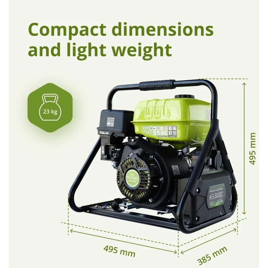 Konner & Sohnen KS invertera ģenerators KSB 31i 3,0kW BASIC ... – 5