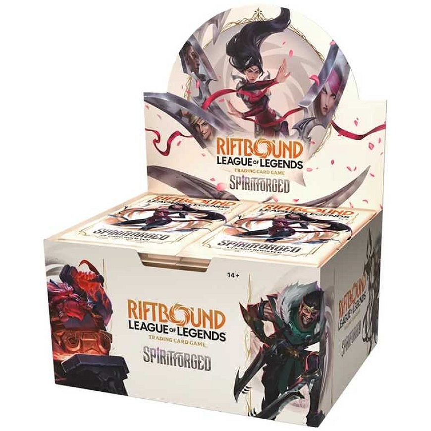 Prekybos Kortų Booster Ekranas - Riot Games TCG Riftbound League Of Legends Spiritforged Booster Ekranas 24 Vnt