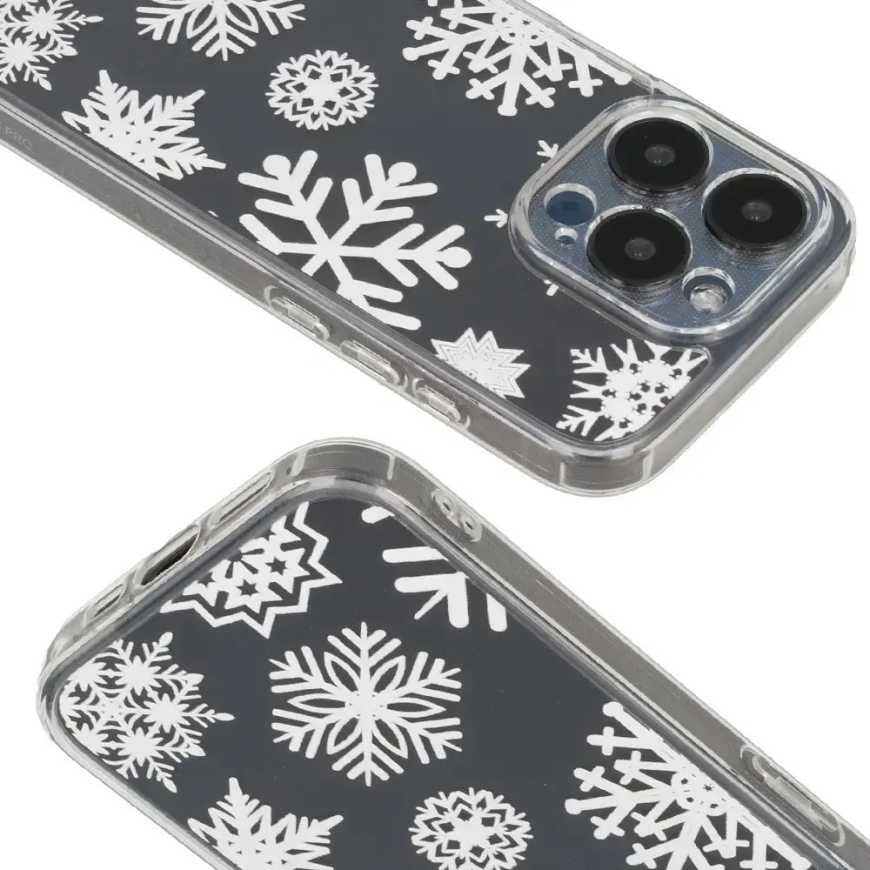 TEL PROTECT Christmas phone case for iPhone 13 Pro clear (Design 4) – 4