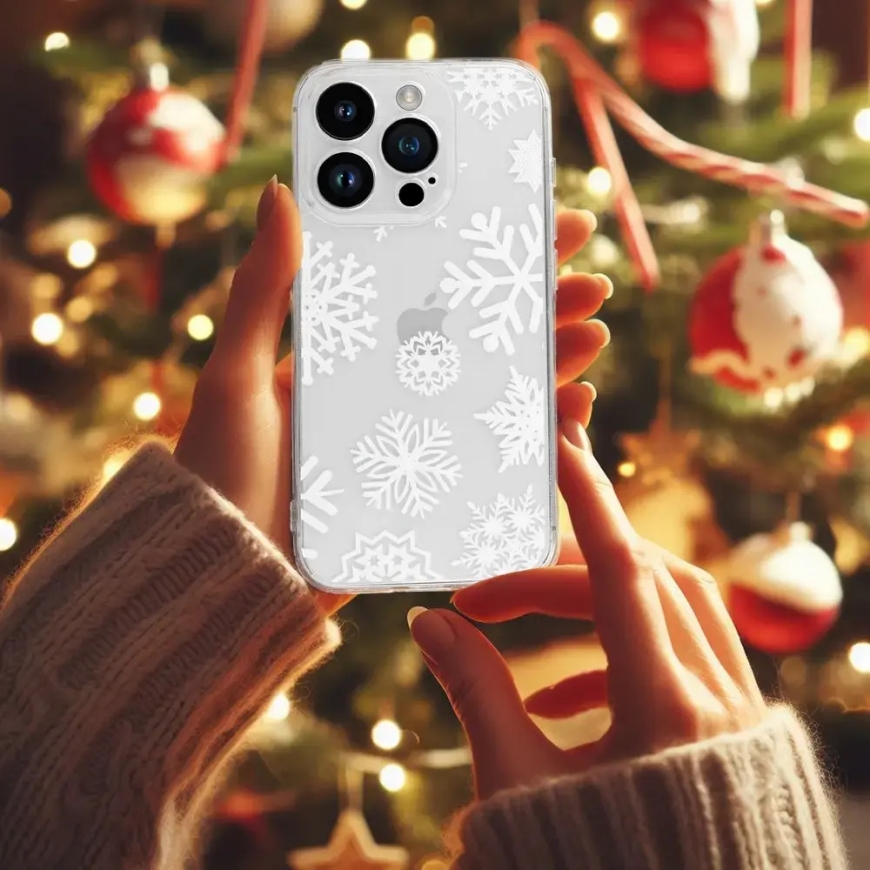 TEL PROTECT Christmas phone case for iPhone 13 Pro clear (Design 4) – 5