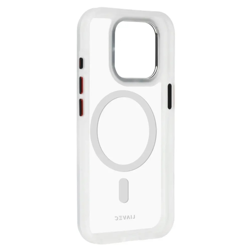 Liavec Hybrid maciņš ar MagSafe atbalstu telefonam iPhone 15 Pro Max caurspīdīgs – 4
