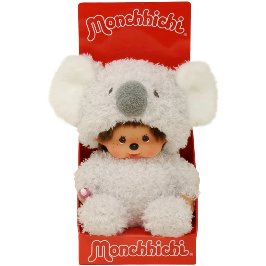 MONCHHICHI Pehmeä apina koalapuvussa, 18 cm – 2