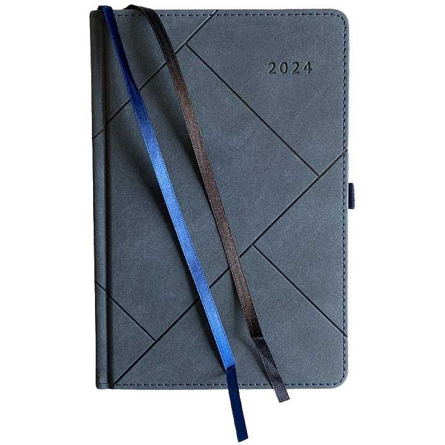 FAT kalendārs FASHION SPECIAL EDITION, 2027, PU, A5, tumši pelēka krāsa LT – 3