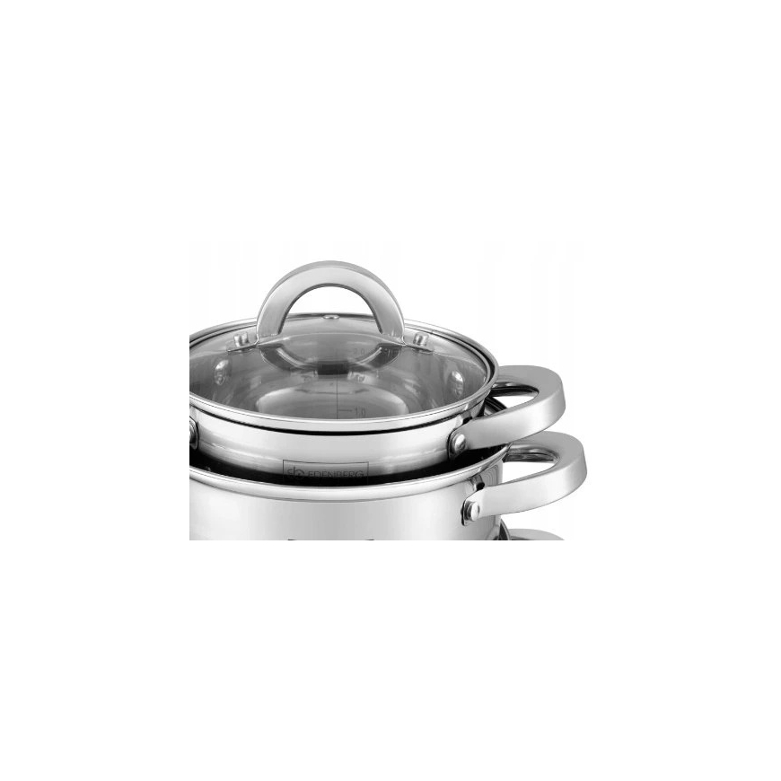 Maestro Steel Pot with Lid for Induction Gas 16cm 2.1L MAESTRO MR-3512-16 – 3