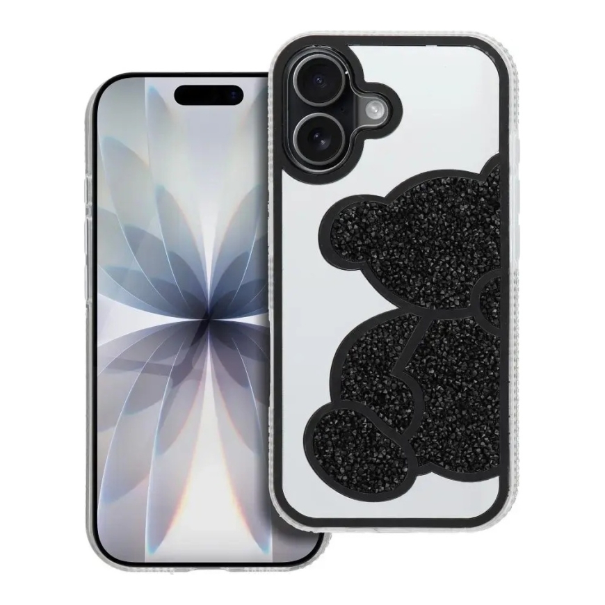 TEDDY BEAR чехол для телефона iPhone 17 чёрный