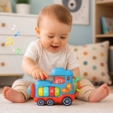 WOOPIE BABY interaktyvus muzikinis fortepijonas Lokomotyvas
