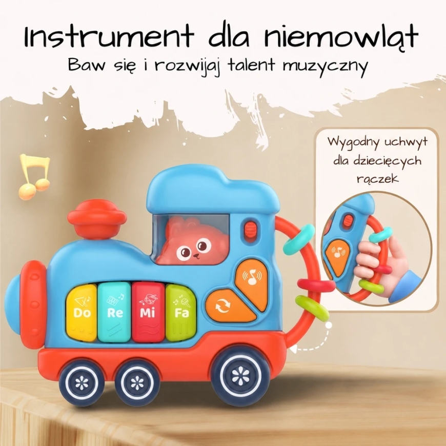 WOOPIE BABY interactive musical piano Locomotive – 3