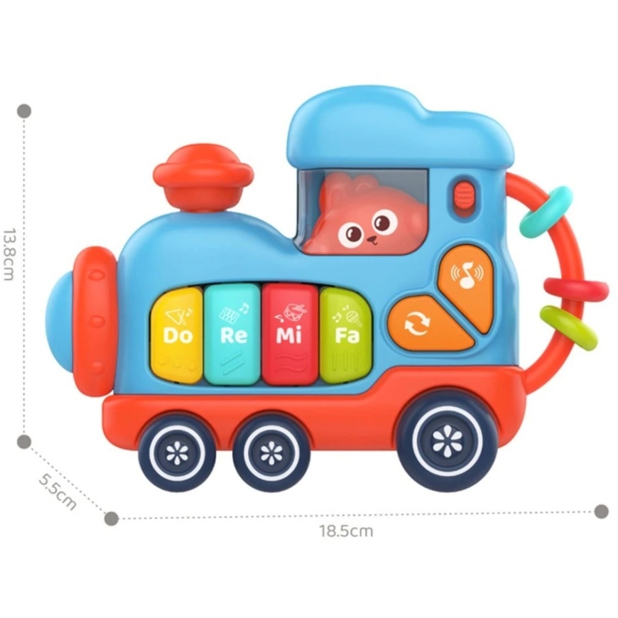 WOOPIE BABY interaktiivne muusikaline klaver Lokomotiiv – 5