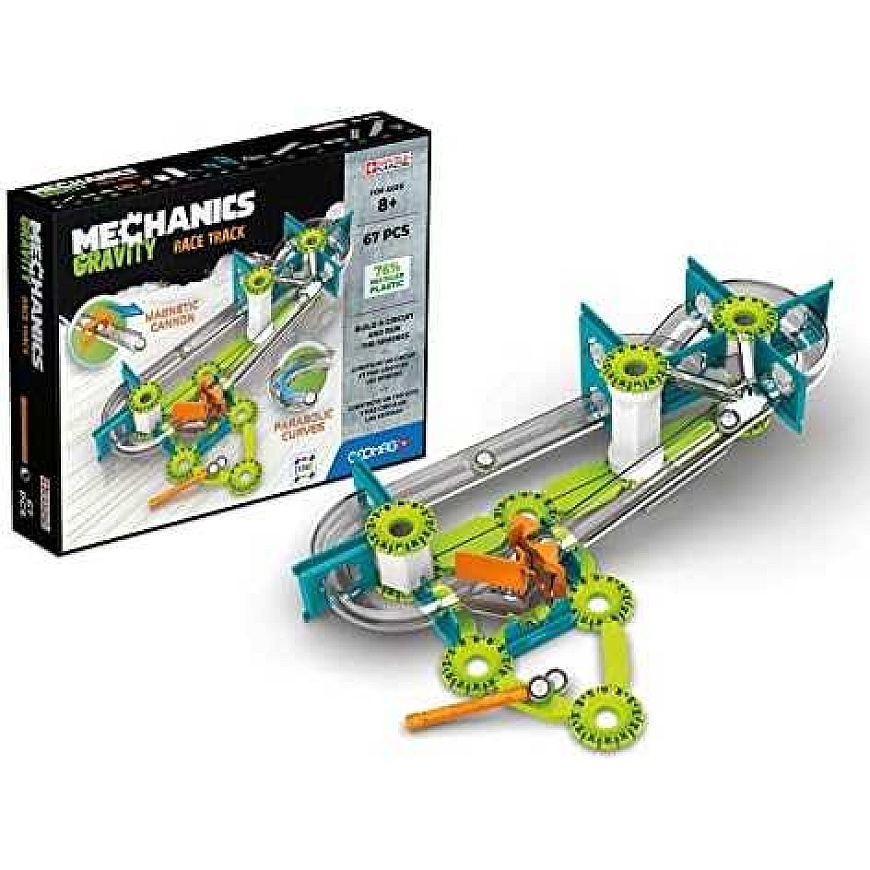 Trefl Geomag Магнитный конструктор - Механика - Гоночная трасса (67 шт.) – 5