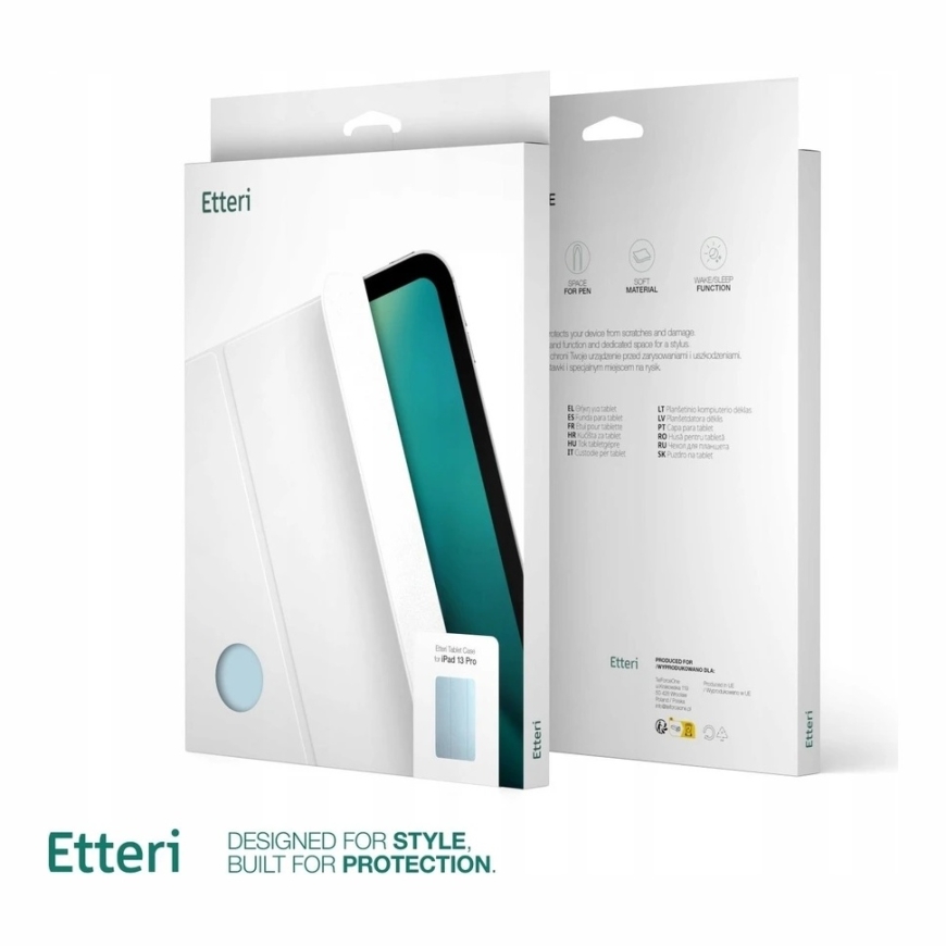 Gaiši zils Etteri mac iPad Air 4 2020 / 5 2022 10.9” / 6 2024 / 7 2025 / 8 2026 11” – 3