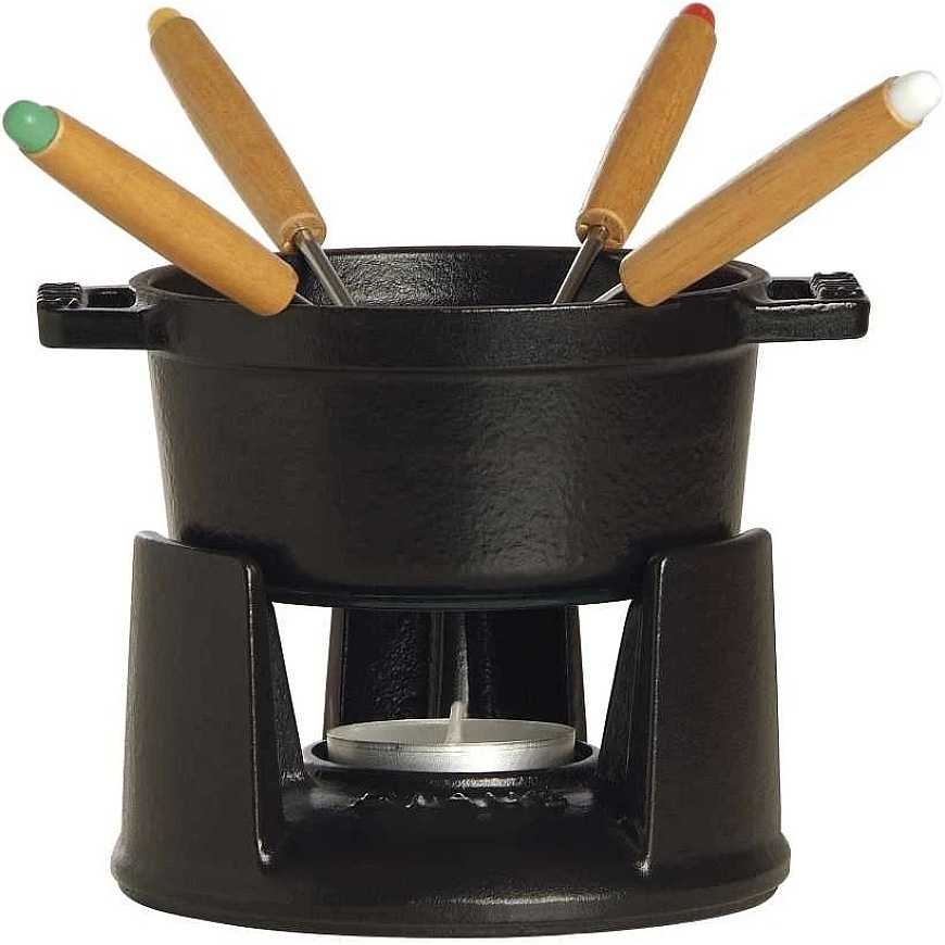STAUB Mini fondue komplekt 10 cm, must