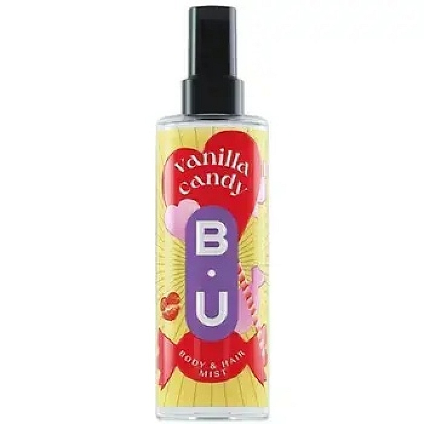 B.U. Vanilinių Saldainių Plaukų ir Kūno Purškiklis 200 ml