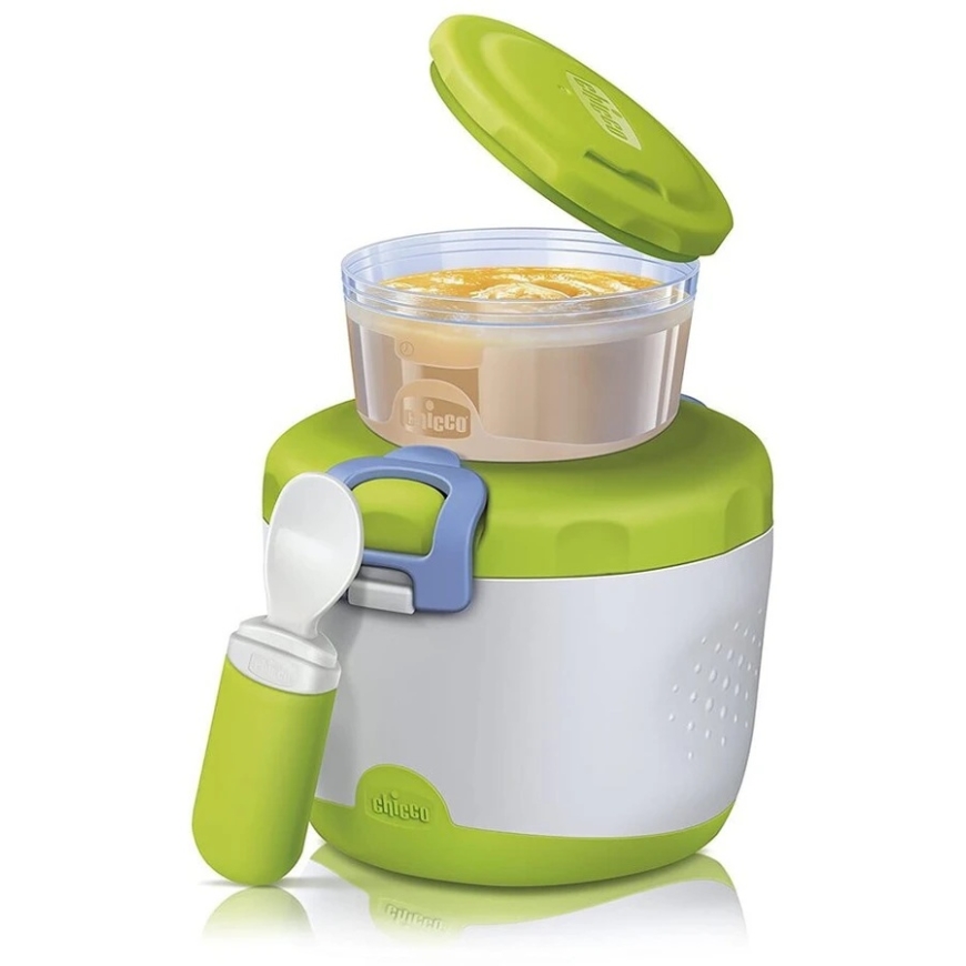 Chicco Step Up termos ja toidunõu 500 ml, roostevaba teras, pikaajaline temperatuuri säilitamine