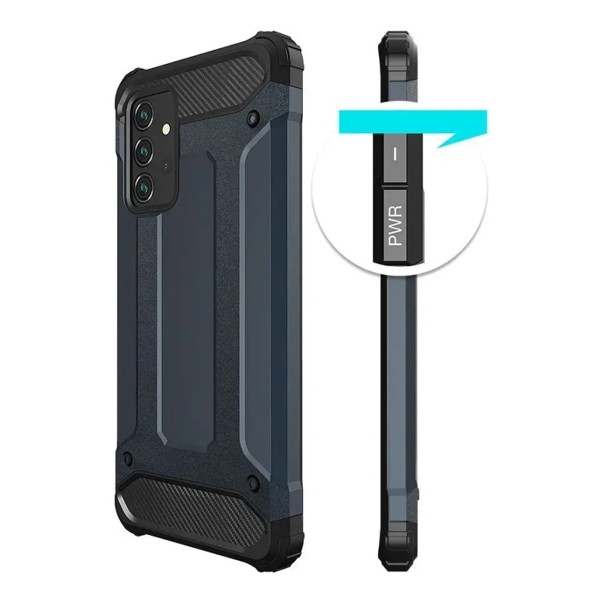 Hybrid Armor phone case for Samsung Galaxy A26 5G (A266) blue – 5