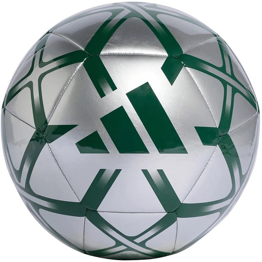Futbolo kamuolys adidas Starlancer Club sidabrinė ir-žalia JW1358 (4)