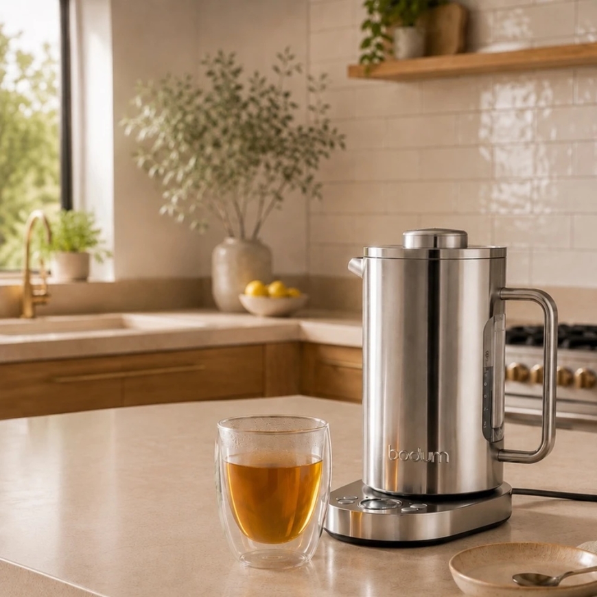 Bodum tējkanna ar temperatūras regulēšanu Bistro 1 l Hromēts matēts – 3