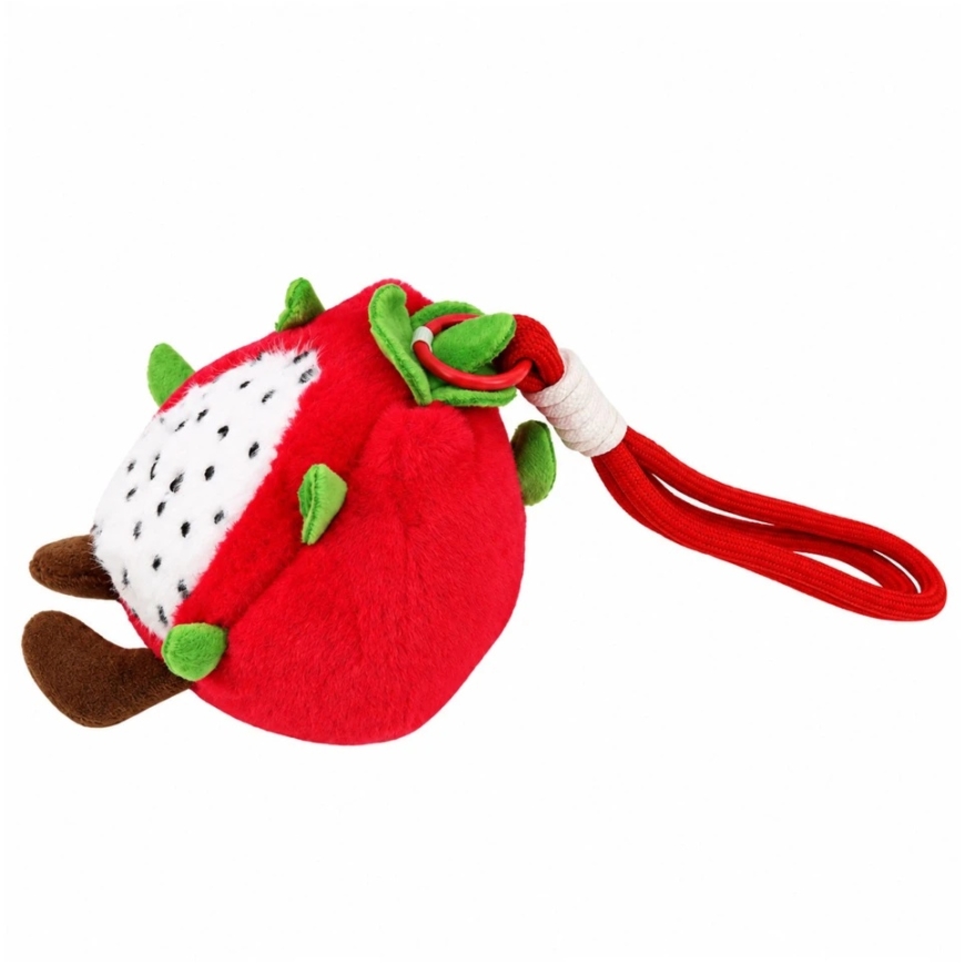 Lean Toys Плюшевая подвеска Драконий фрукт Питахайя с карабином 12 см – 5