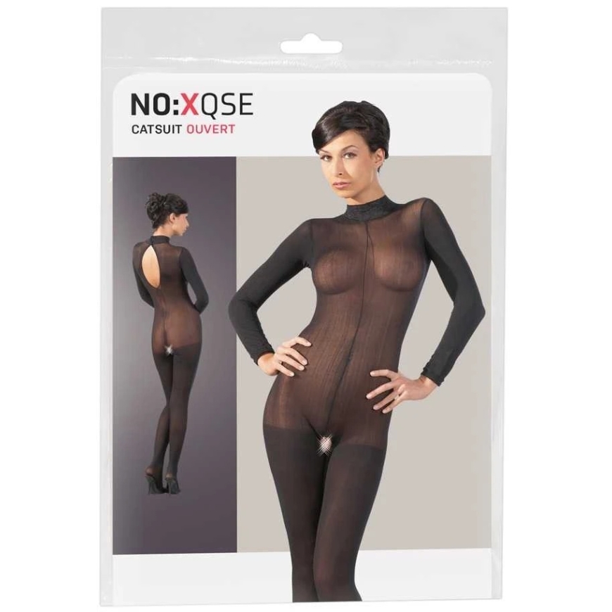 Noxqse Kaķa Kostīms ar Mežģīņu Apkakli M/L