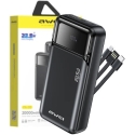 External Battery Awei PA-93 20000mAh 22.5W PD 2xUSB-C + cable black External Battery Awei PA-93 20000mAh 22.5W PD 2xUSB-C + cable black