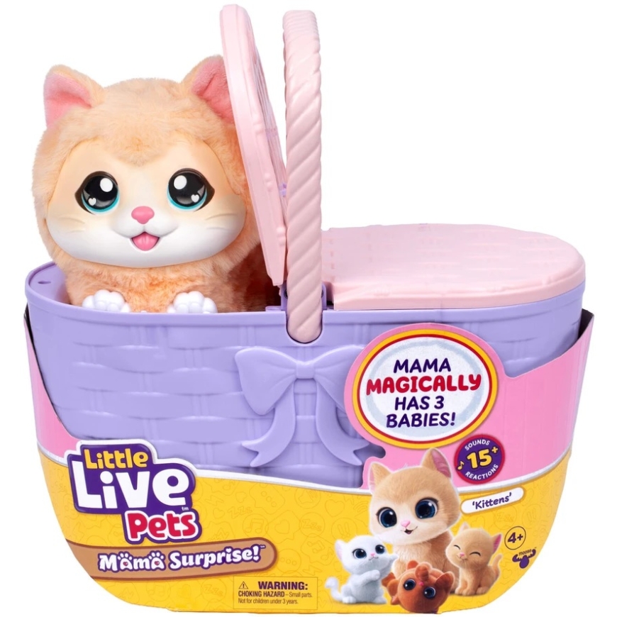 Cobi LITTLE LIVE PETS Interaktiivne komplekt "Kass koos kassipoegadega" – 2