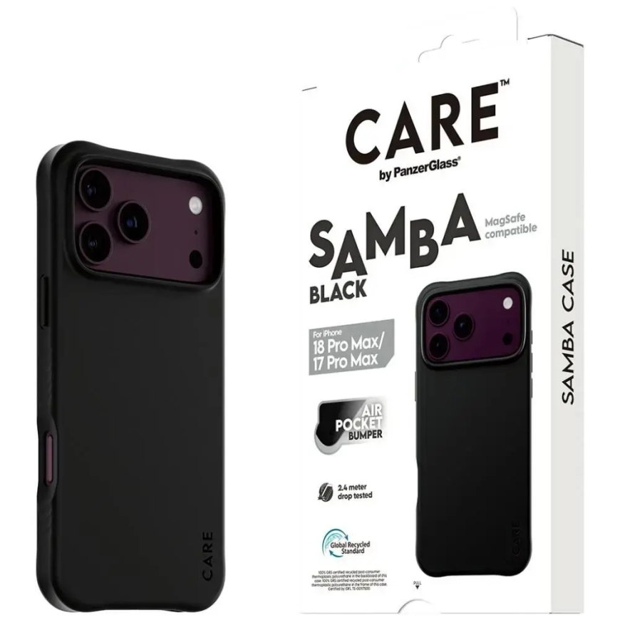 CARE by PanzerGlass Samba чехол с поддержкой MagSafe для телефона iPhone 18 Pro Max | iPhone 17 Pro Max чёрный – 5