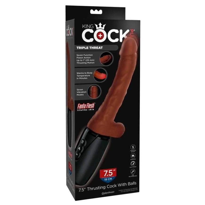 King Cock Plus Orion KCP 7.5 työntöpallot ruskea